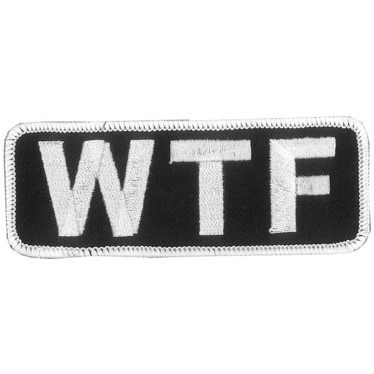 W T F 4" x 2" Patch