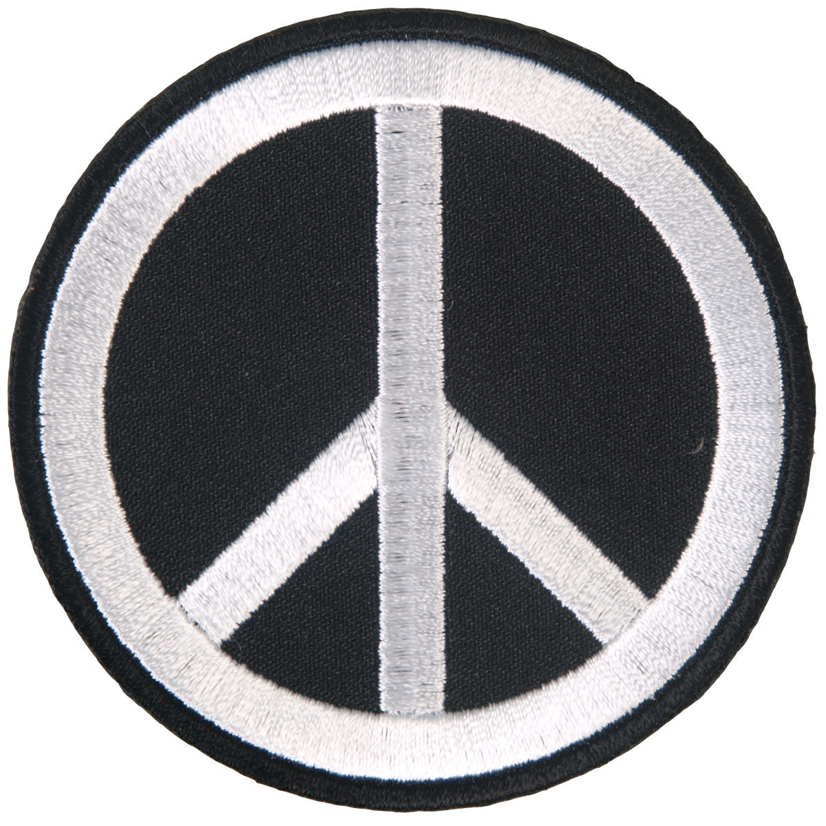 PPL9330  Peace Sign Embroidered 3" x 3" Patch