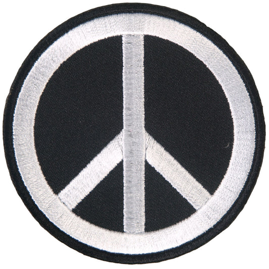 PPL9330  Peace Sign Embroidered 3" x 3" Patch