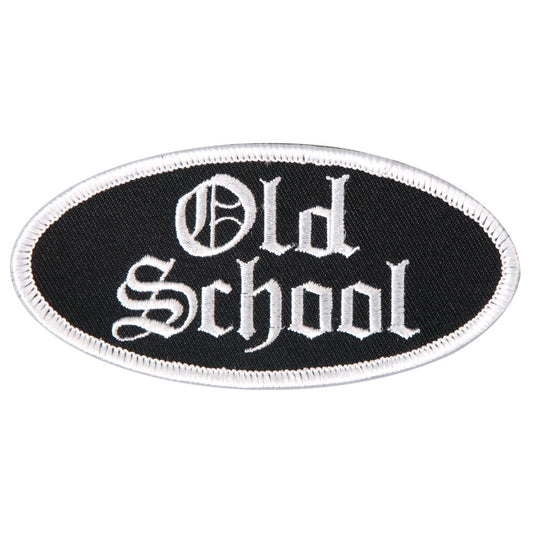 Old School Oval 4" x 2" Patch
