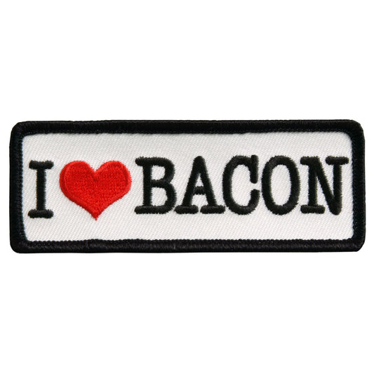 PPL9381 I Love Bacon 4" x 2" Patch