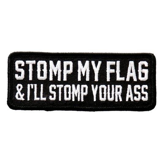 PPL9495 Stomp My Flag 4"x1" Patch