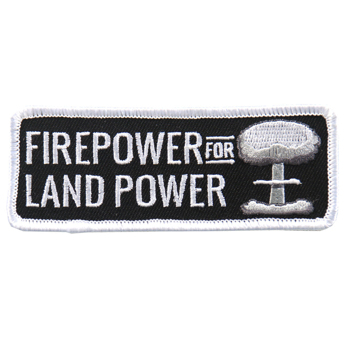 Firepower For Land 4"x2" Patch