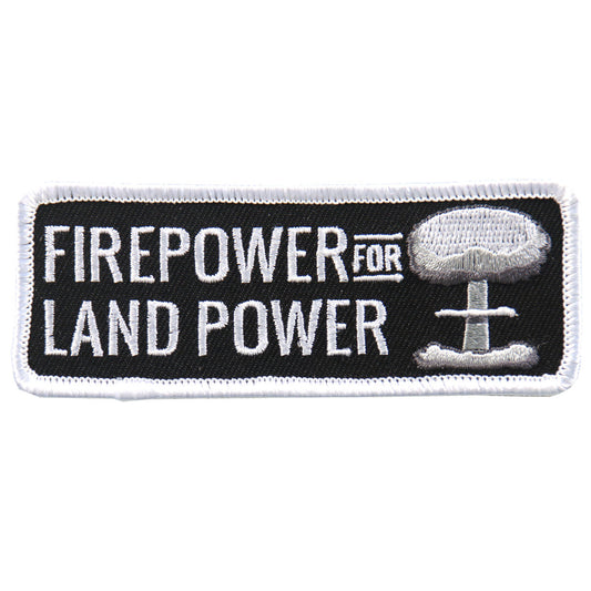 Firepower For Land 4"x2" Patch