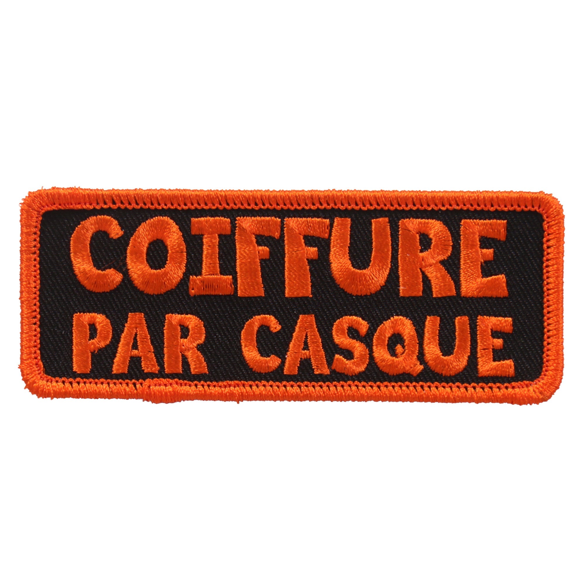Coiffure Par Casque 4"x2" Patch