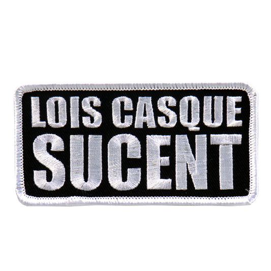Lois Casque Sucent 4"x2" Patch