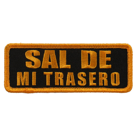 Sal De Mi Trasero 4"x2" Patch