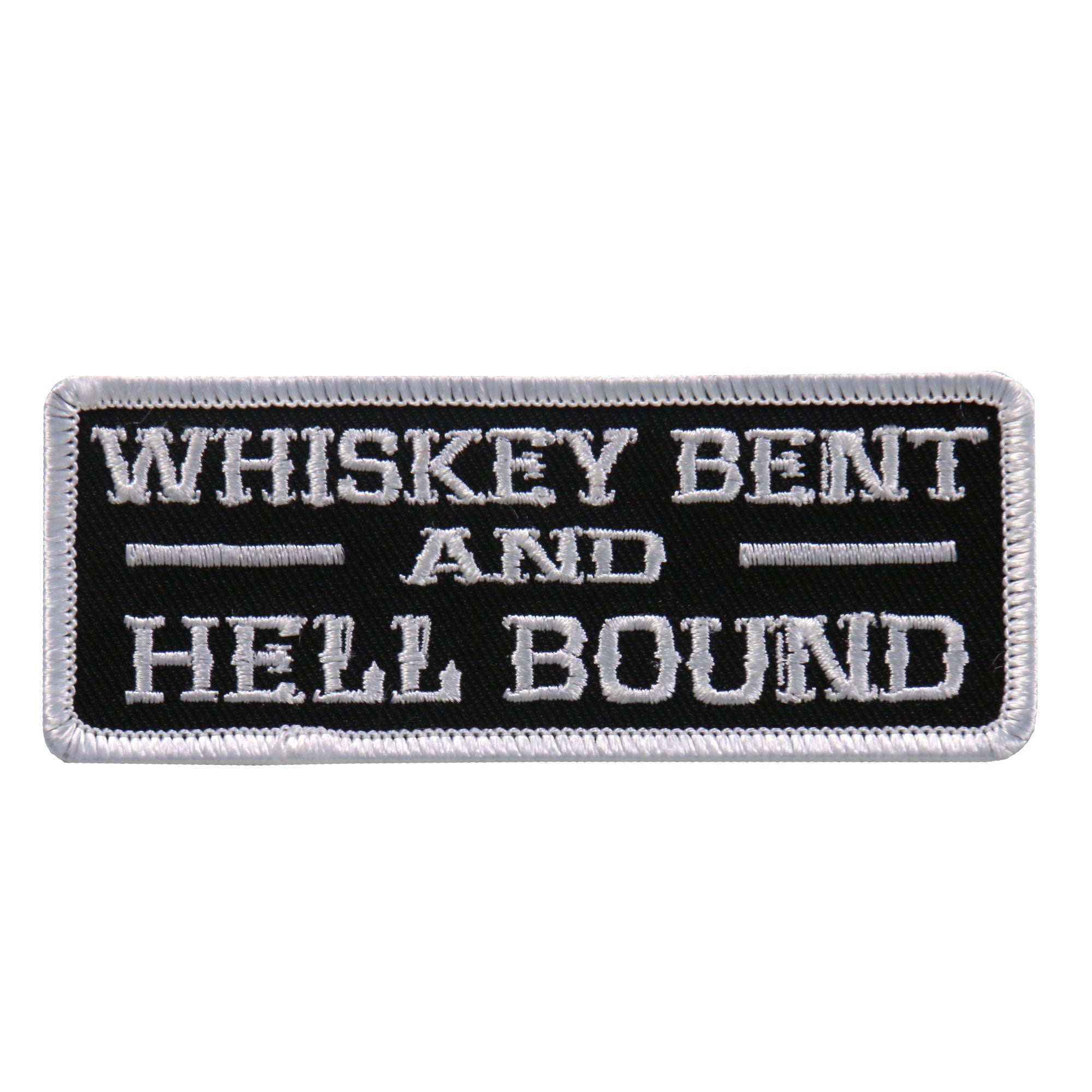 Whiskey Bent 4"x2" Patch