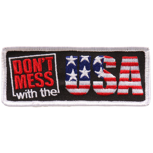 Don’t Mess with the USA 4"x2" Patch