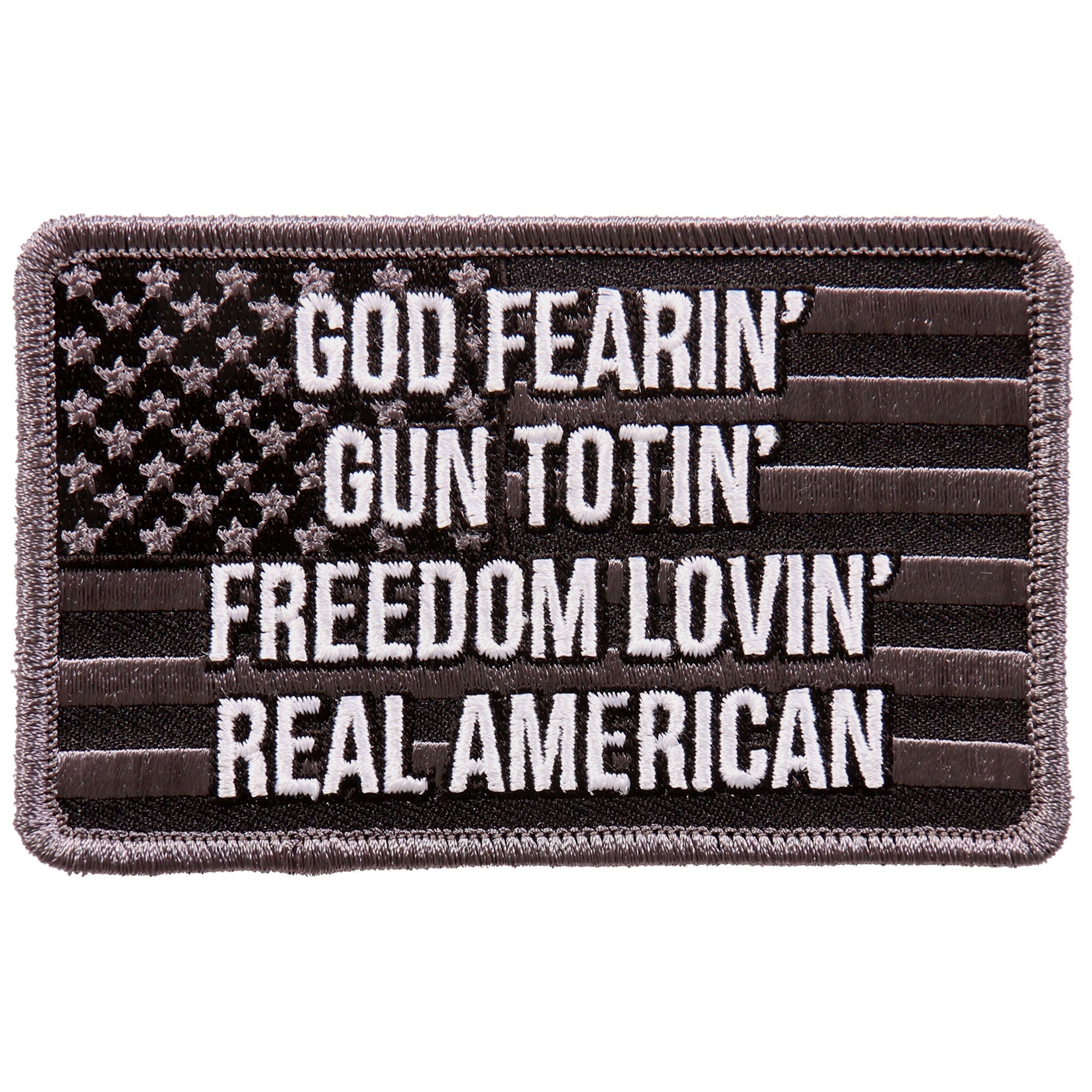 PPL9724 God Fearin Gun Totin 4"x3" Patch