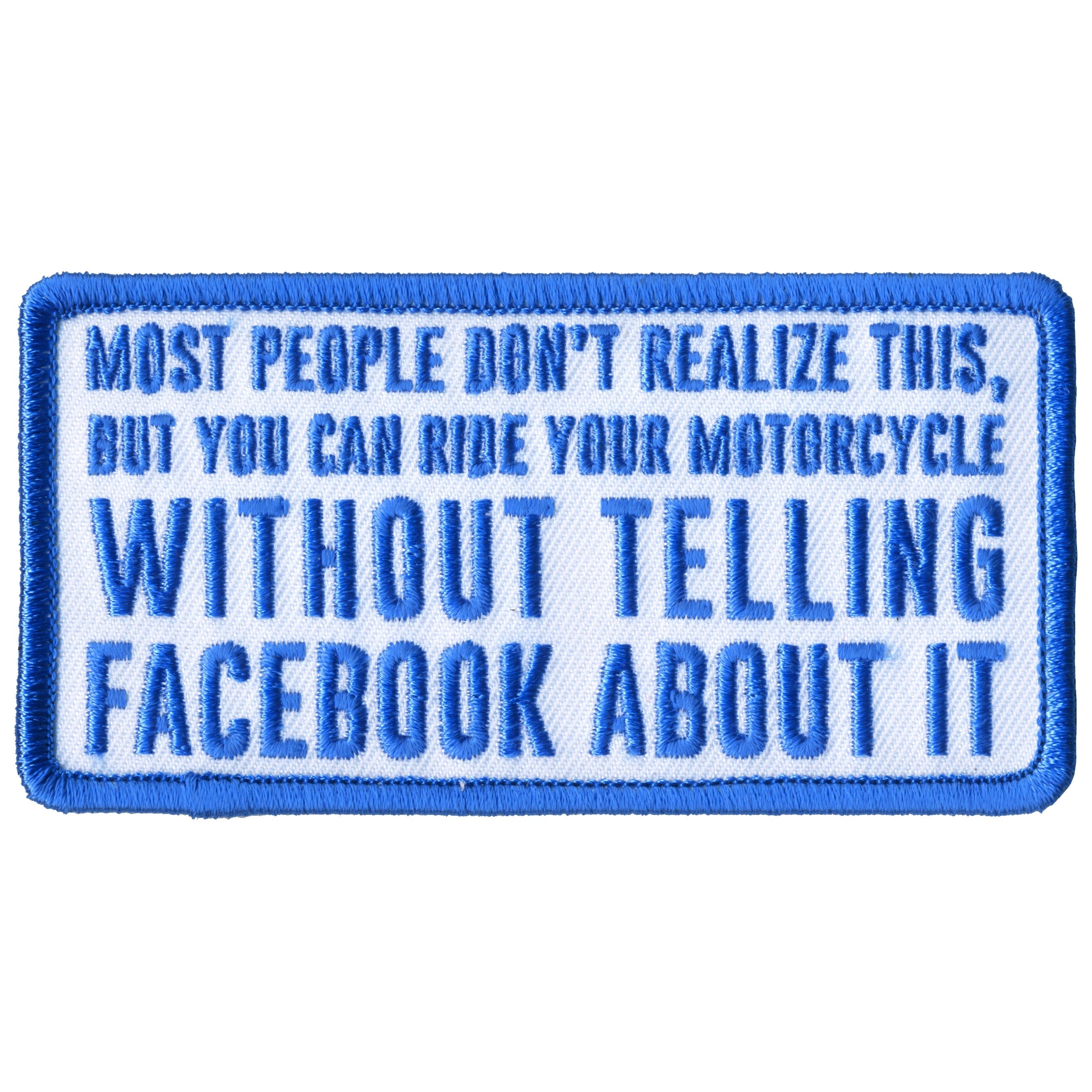 Without Telling Facebook Patch