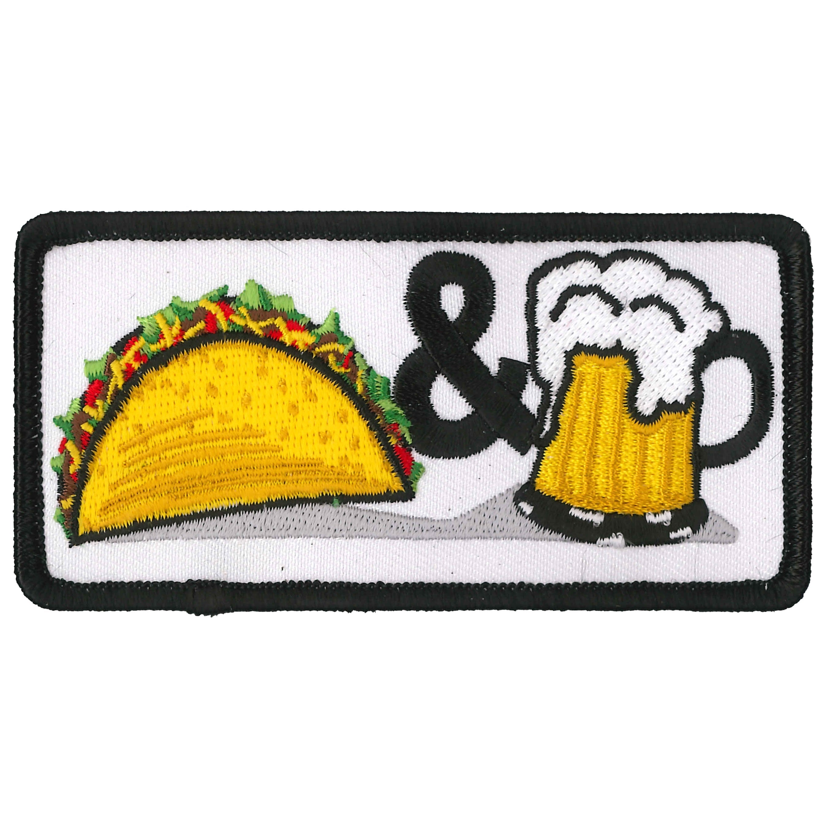 PPL9819 Taco and Beer 4"x 2" Patch