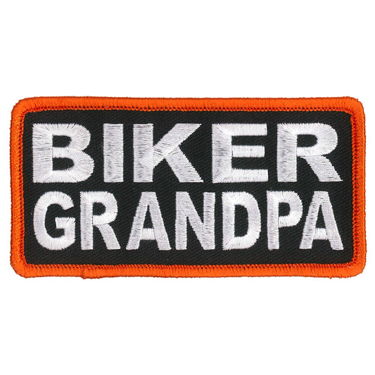 PPL9833 Biker Grandpa 4"x 2" Patch