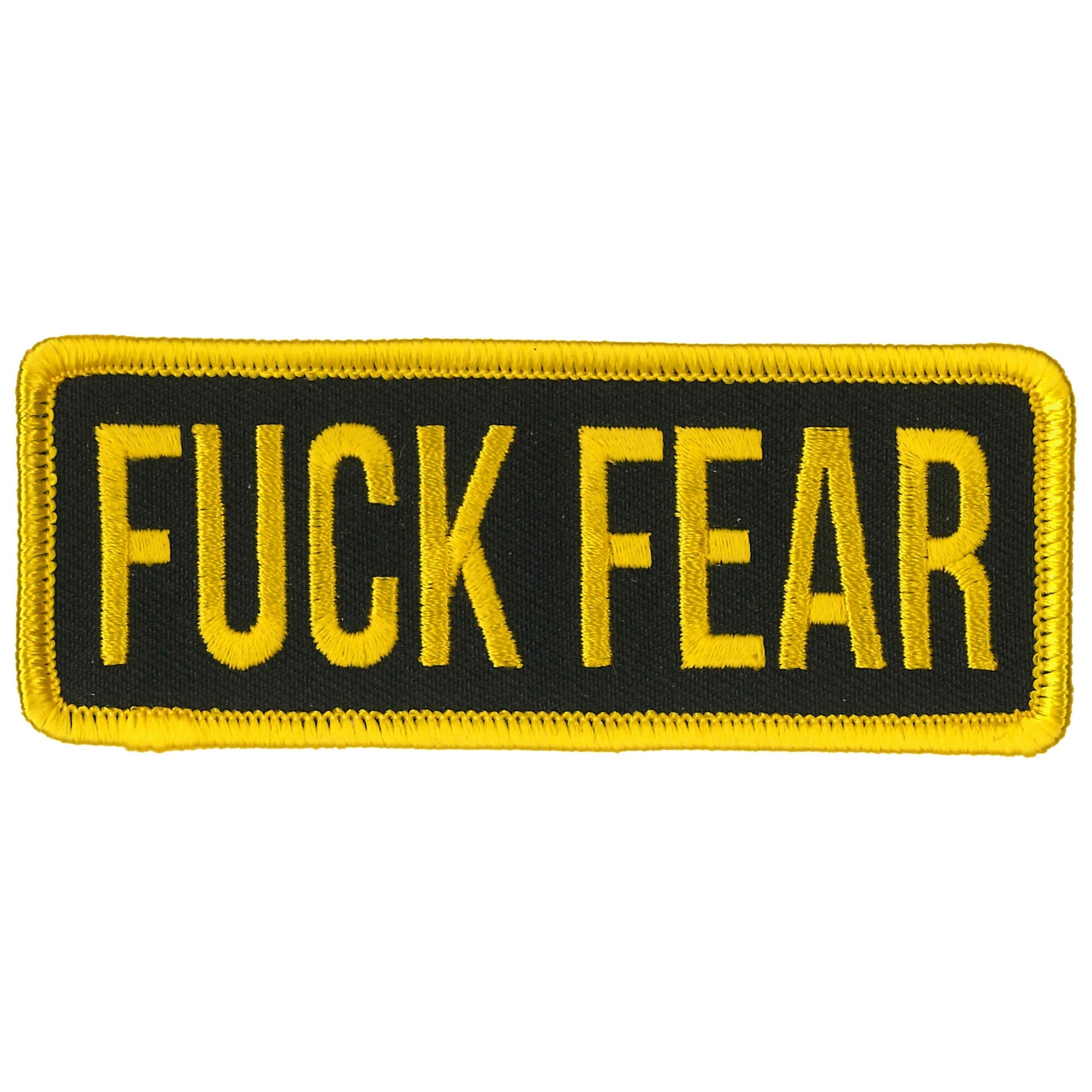 PPL9856 Fuck Fear 4"x 2" Patch