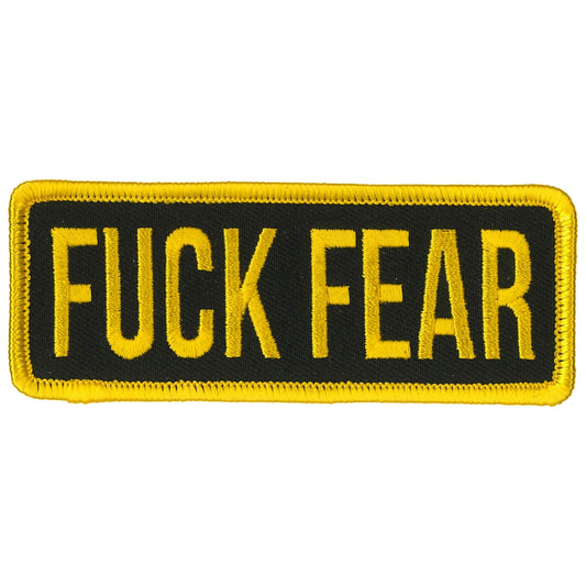 PPL9856 Fuck Fear 4"x 2" Patch
