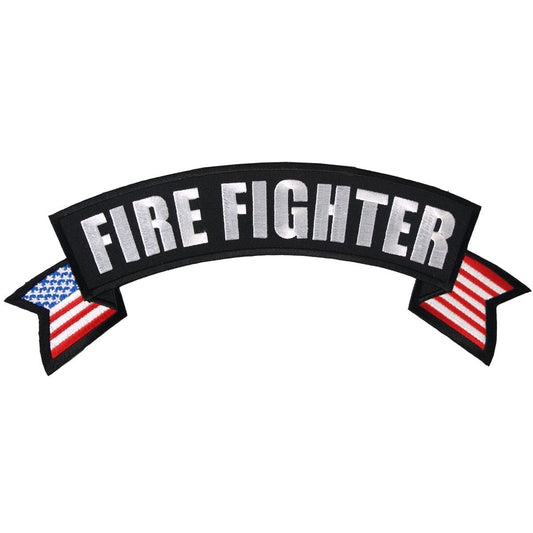 Fire Fighter Banner 11" x 3" Patch