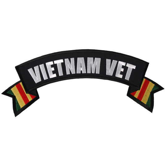 PPM2110 Vietnam Vet Banner 4" x 1" Patch