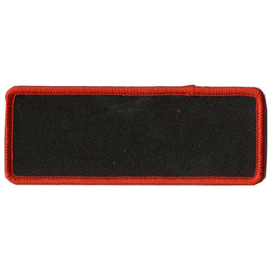 PPP1001 Blank with Red Trim 4" x 1.5" Patch