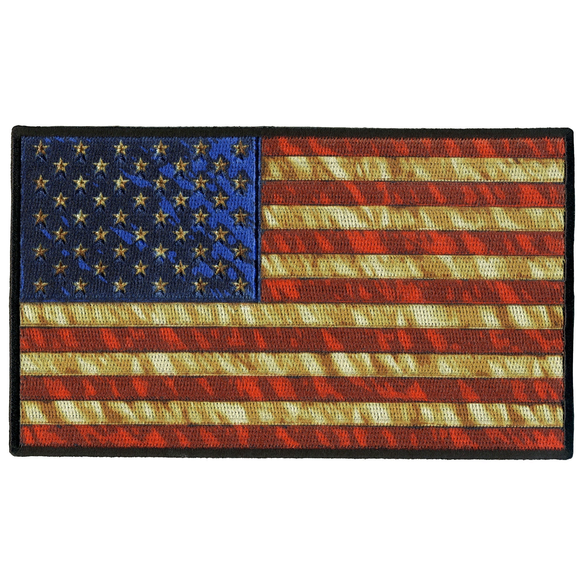 PPQ1273 Vintage American Flag 6" Patch