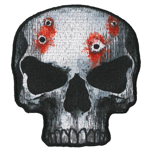 PPQ1383 Jumbo Skull 4" Patch