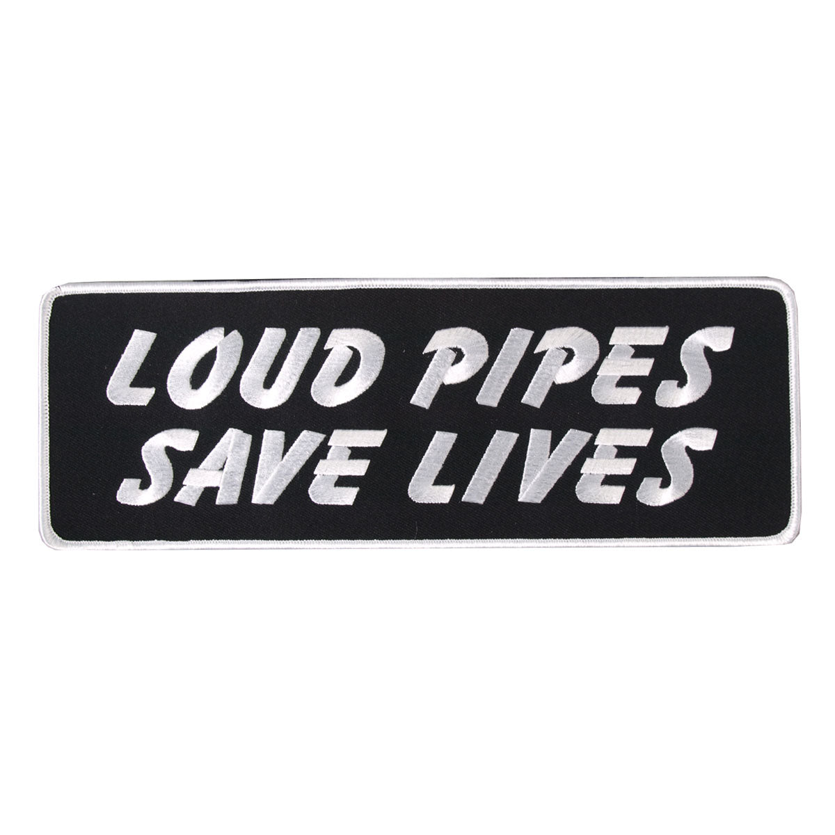PPR1007 Loud Pipes Lower Back 10" x 4" Patch