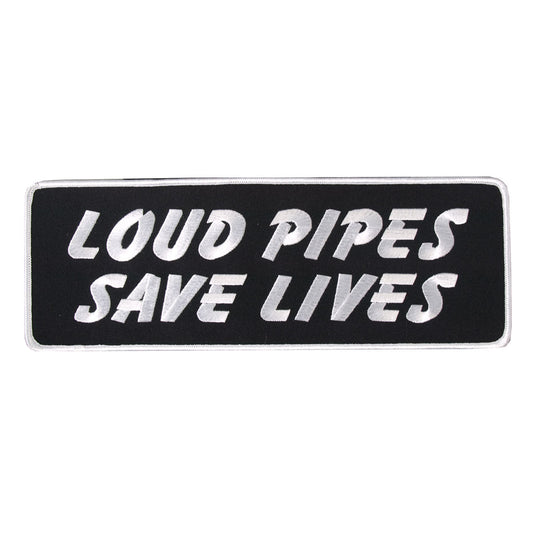 PPR1007 Loud Pipes Lower Back 10" x 4" Patch