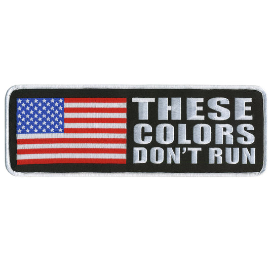 These Colors Dont Run Hook and Loop 4" x 2" Patch