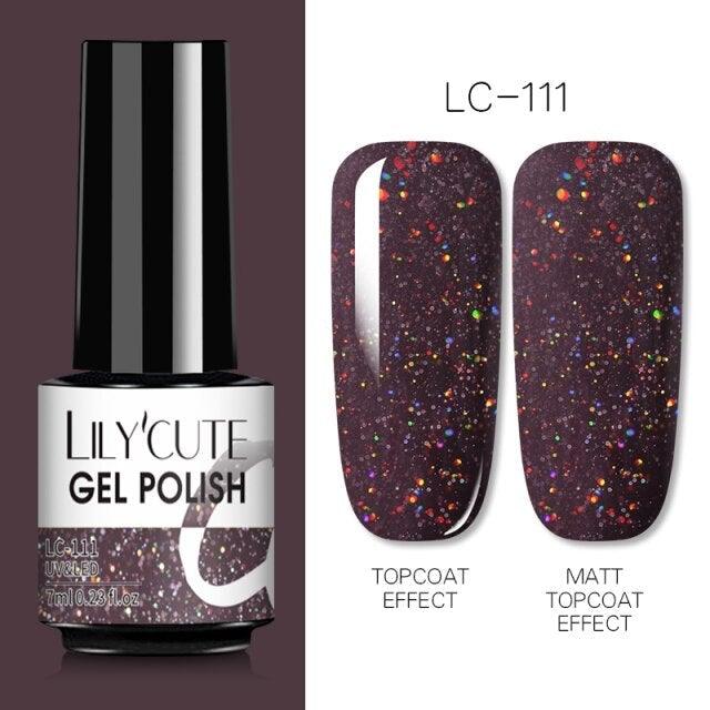 2022 New Fashion Purple Womens Nail Gel 7ml Permanent UV LED Base Matte Glossy Luxury Colorful Effect Nail Gel for Women and Girls