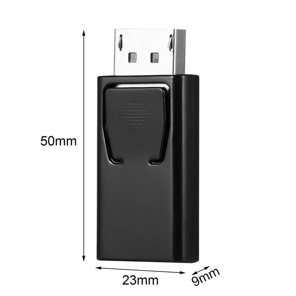 4K DP To HDMI-compatible 1080P Adapter And DP To HDMI-compatible DP Video Audio Connector For PC Laptop Monitor Projector