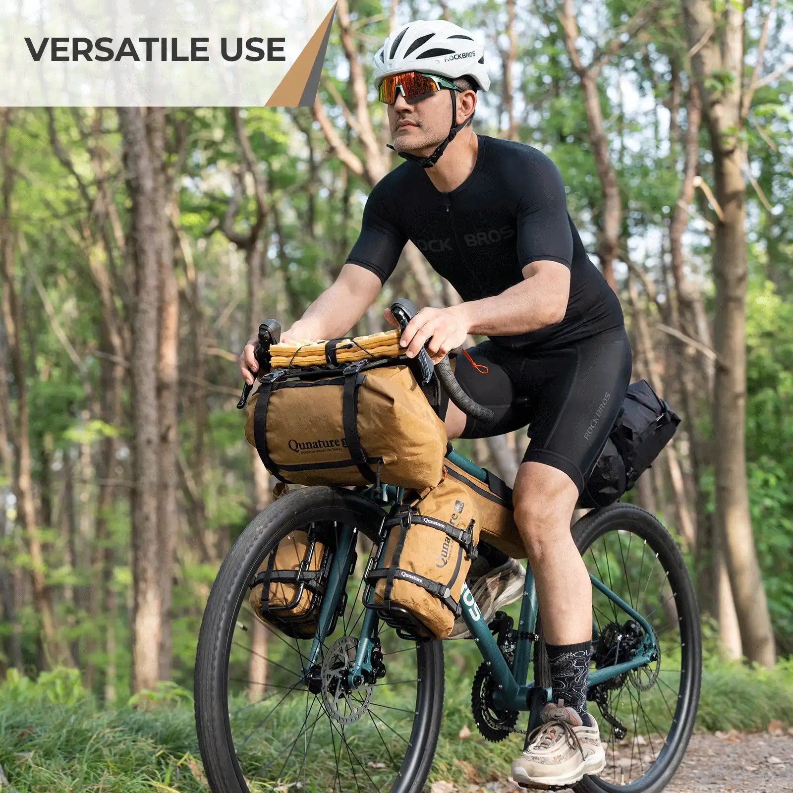 Bikepacking Front Handlebar Rack + Waterproof Compression Pack Set