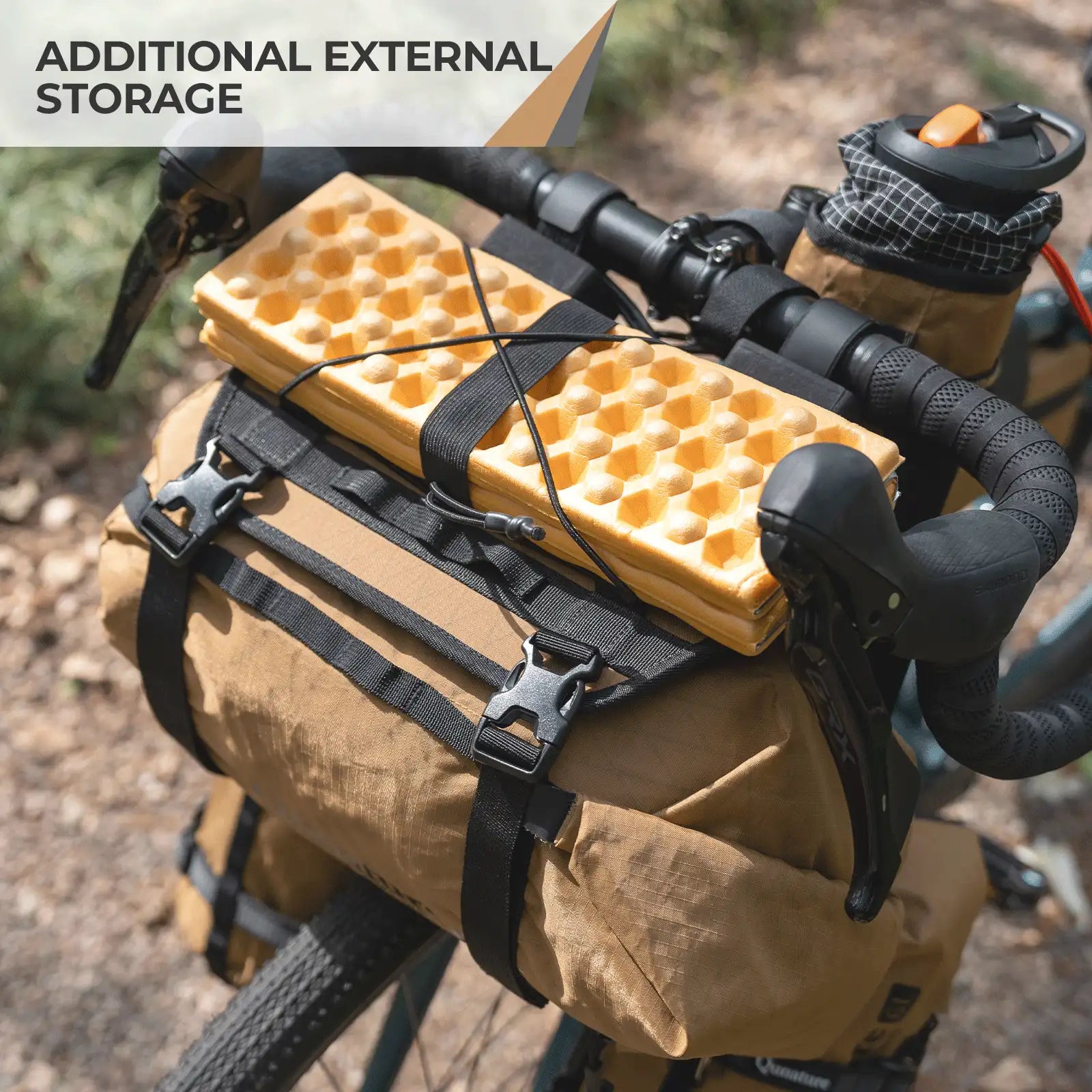 Bikepacking Front Handlebar Rack + Waterproof Compression Pack Set