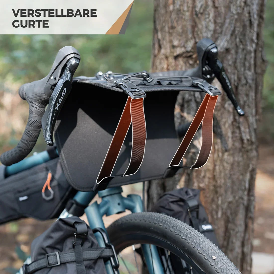 Bikepacking Front Handlebar Rack + Waterproof Compression Pack Set