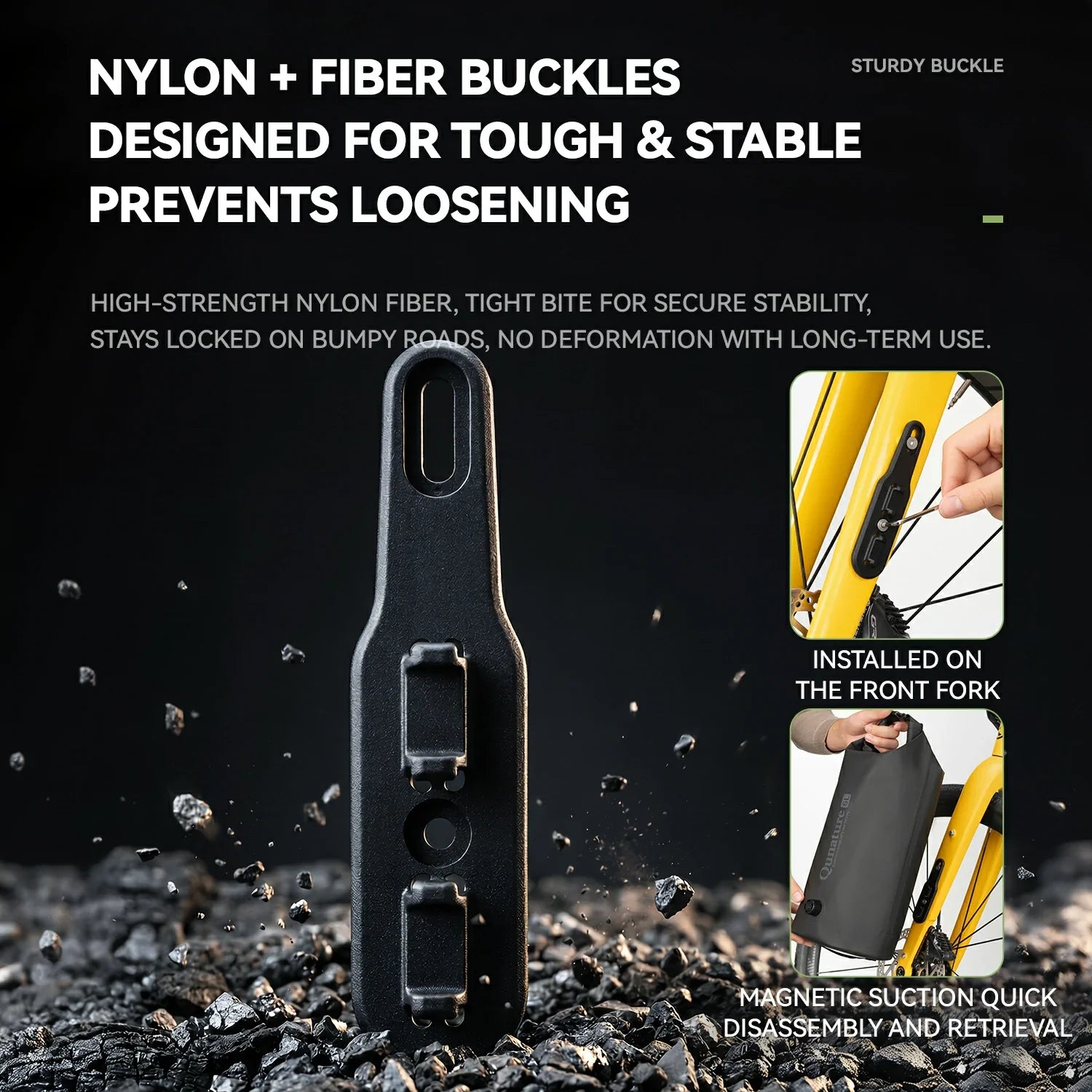 Magnetic 100% Waterproof Fork Bag Dry Bag 6L