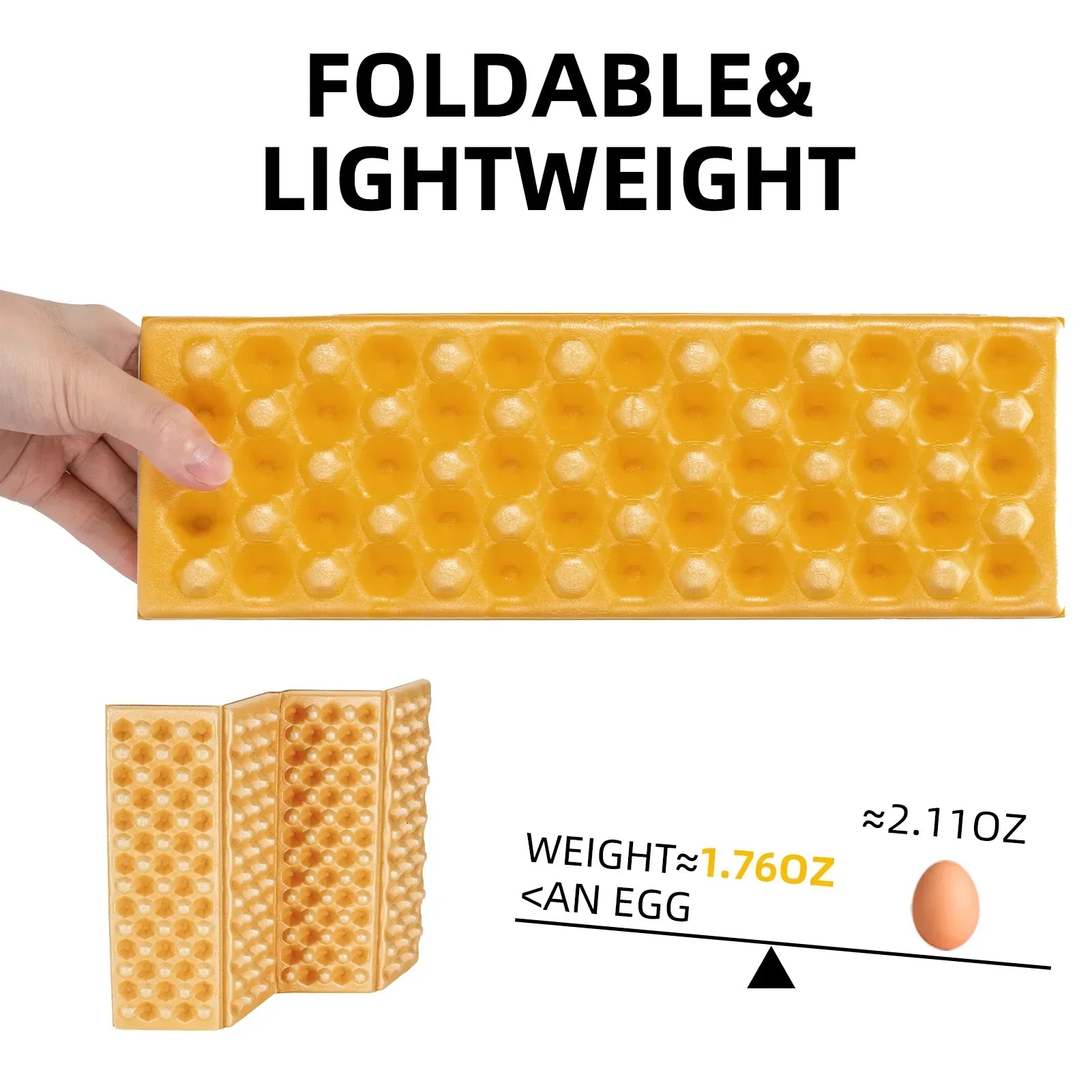 Qunature Folding Seat Pad Mat with Foam