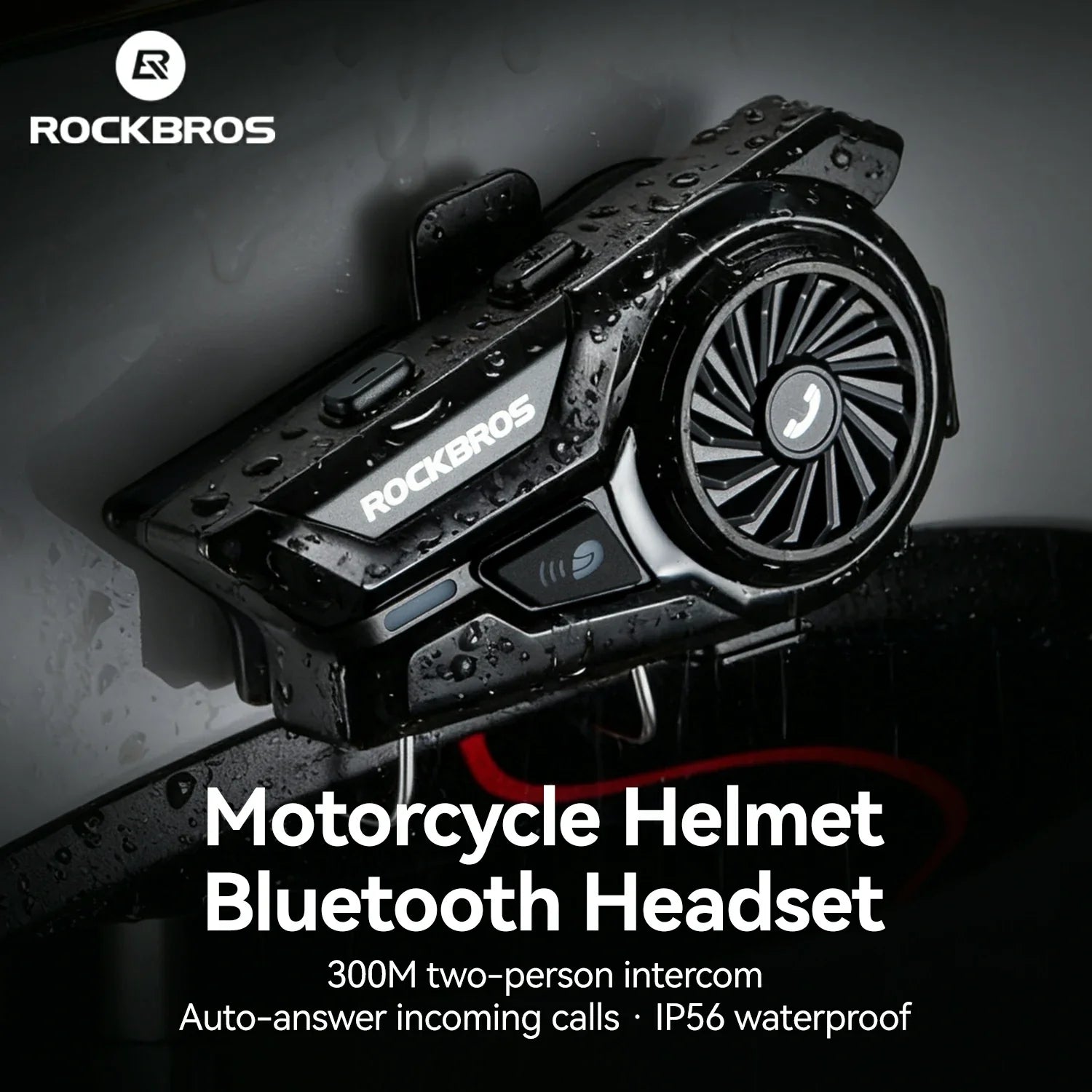 R1 Motorcycle Bluetooth Communication System Headset Helmet Speakers