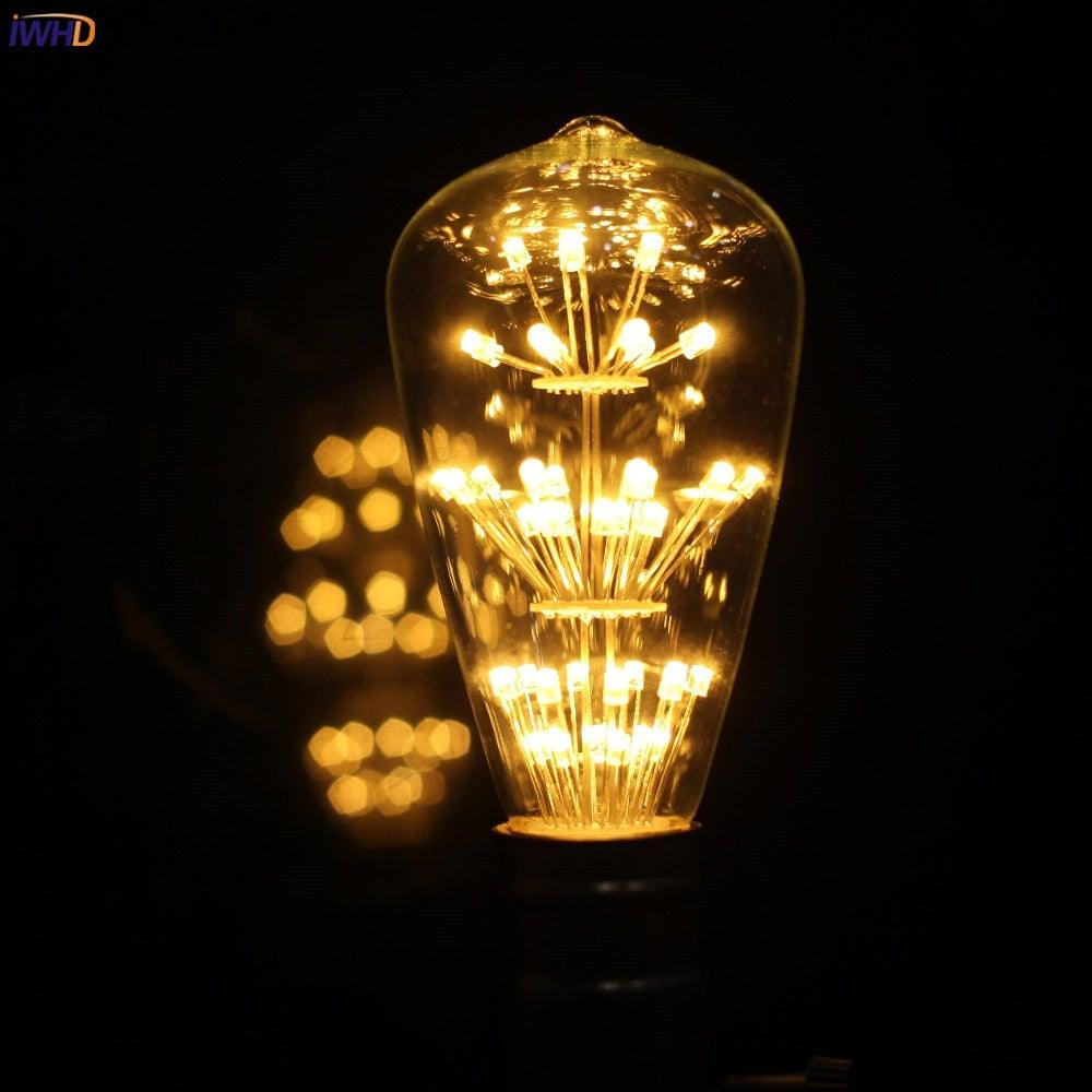 Retro Lamp Loft Industrial Decor Vintage Lamp Light Bulb Antique Vintage Style Light Amber Warm Dimmable Vintage Village Style Desk Light Creative Table Lamp