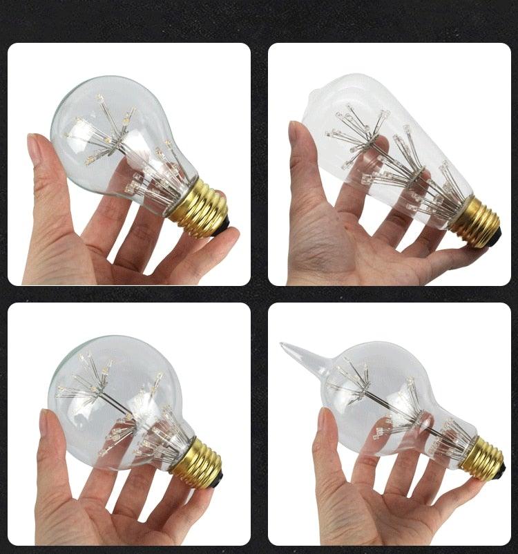 Retro Lamp Loft Industrial Decor Vintage Lamp Light Bulb Antique Vintage Style Light Amber Warm Dimmable Vintage Village Style Desk Light Creative Table Lamp