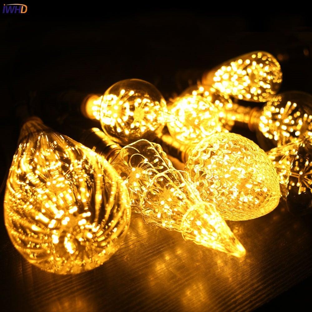 Retro Lamp Loft Industrial Decor Vintage Lamp Light Bulb Antique Vintage Style Light Amber Warm Dimmable Vintage Village Style Desk Light Creative Table Lamp