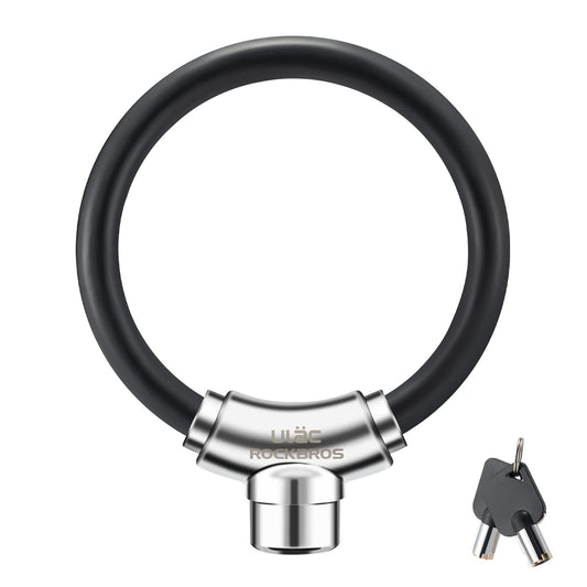 ROCKBROS Anti-Theft Bike Cable Lock Portable Key Lock Rustproof