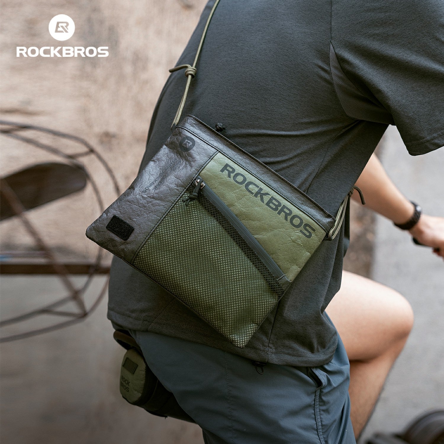 Sustainable Eco-Friendly Bike Handlebar Bag Crossbody Bag 1.5L