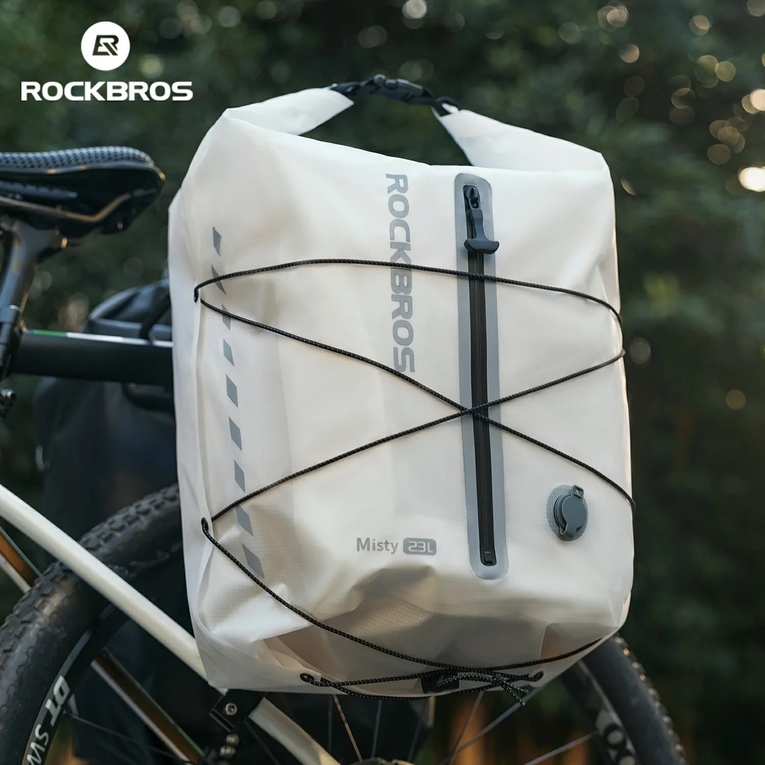 100% Waterproof Bike Rack Bag Lightweight 23L