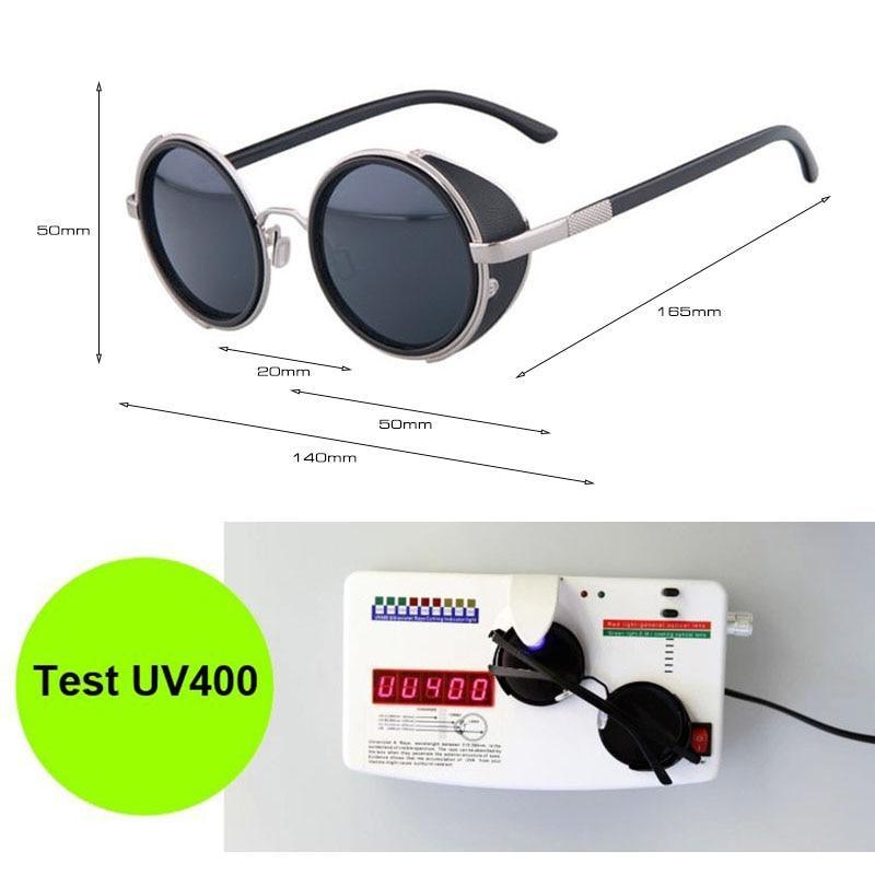 Round Vintage Sunglasses Retro Eyewear Style Sunglasses For Women New Retro Shape Coating Sunglasses For Men New Round Shape  Sunglasses & Classic Design Sunglasses
