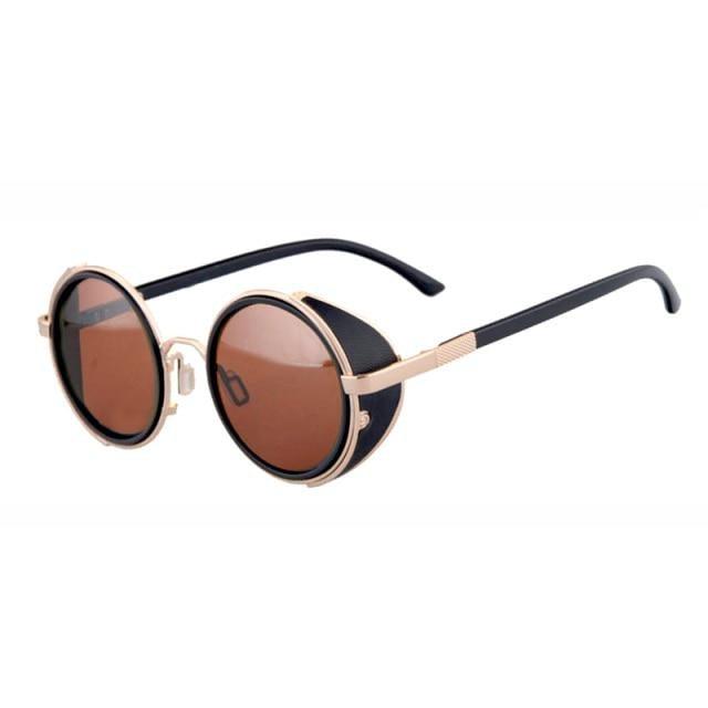 Round Vintage Sunglasses Retro Eyewear Style Sunglasses For Women New Retro Shape Coating Sunglasses For Men New Round Shape  Sunglasses & Classic Design Sunglasses