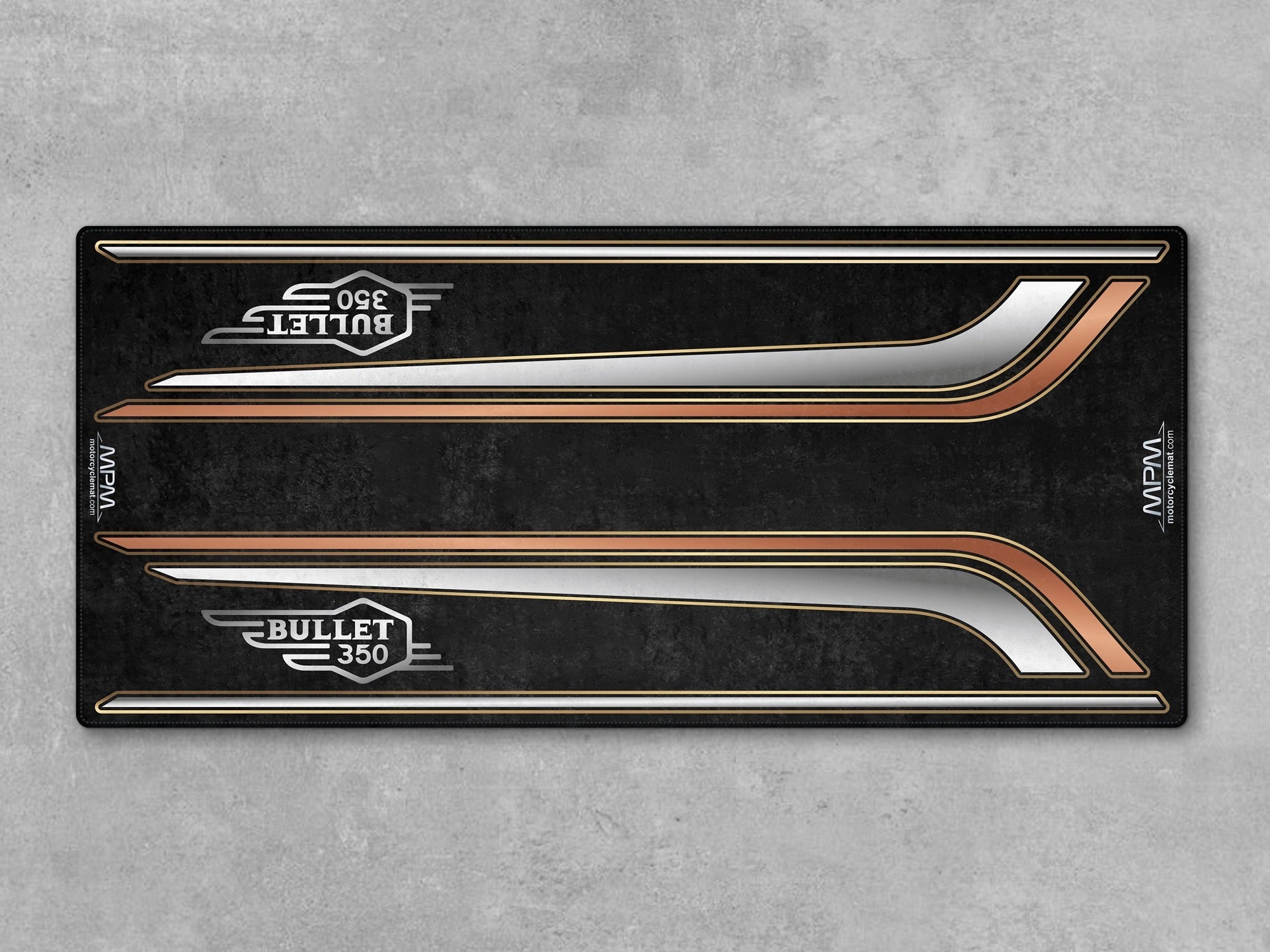 MPM Motorcycle Mat for Royal Enfield Bullet 350 - MM4302