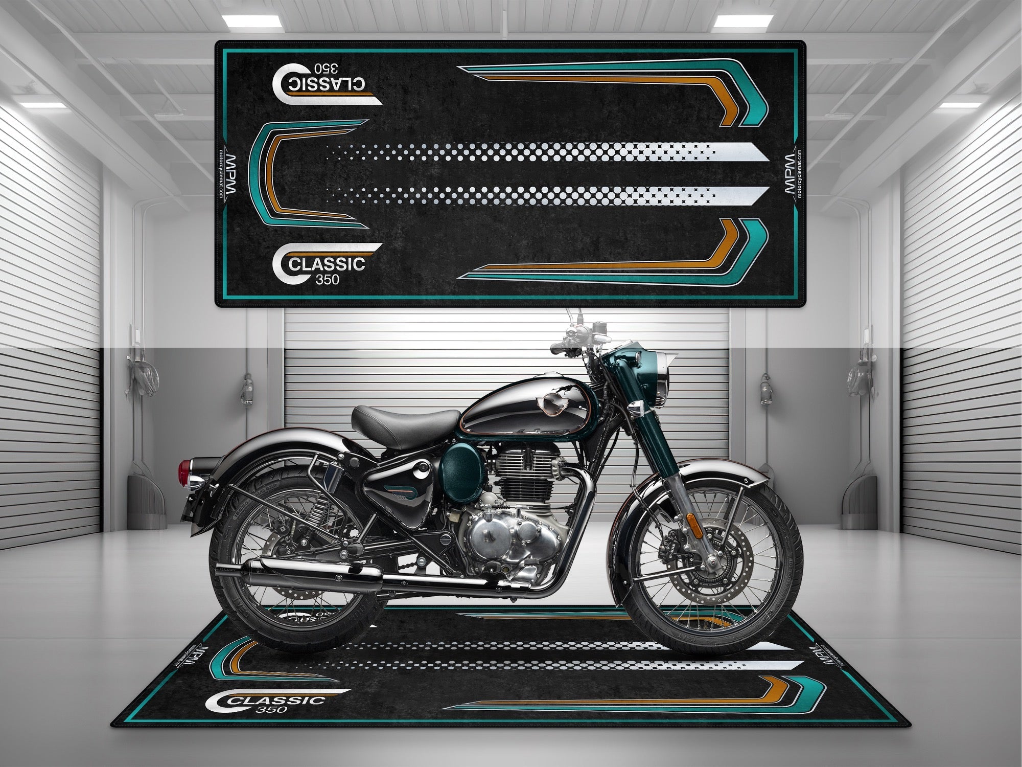 MPM Motorcycle Mat for Royal Enfield Classic 350 - MM4301