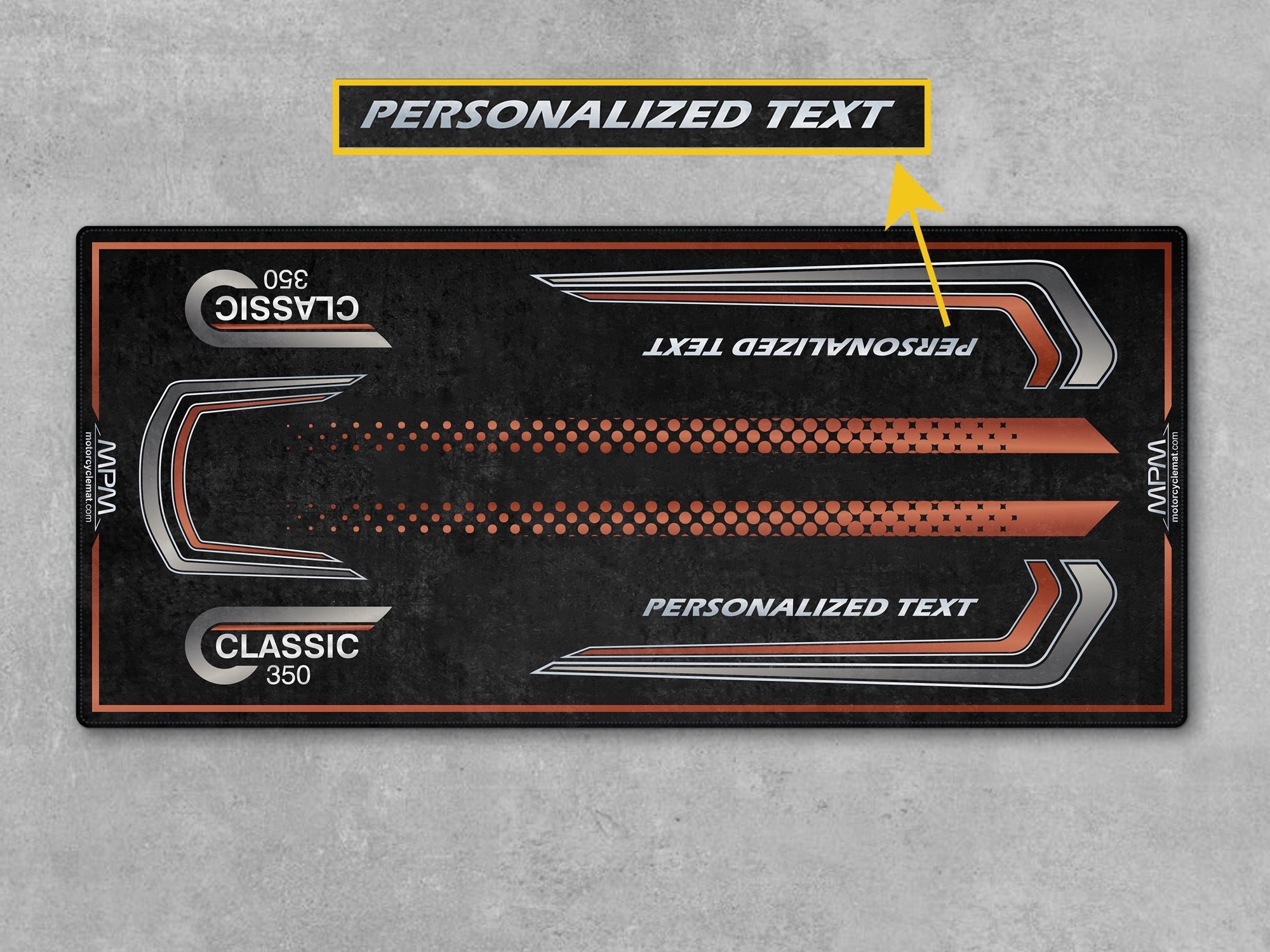 MPM Motorcycle Mat for Royal Enfield Classic 350 - MM4301
