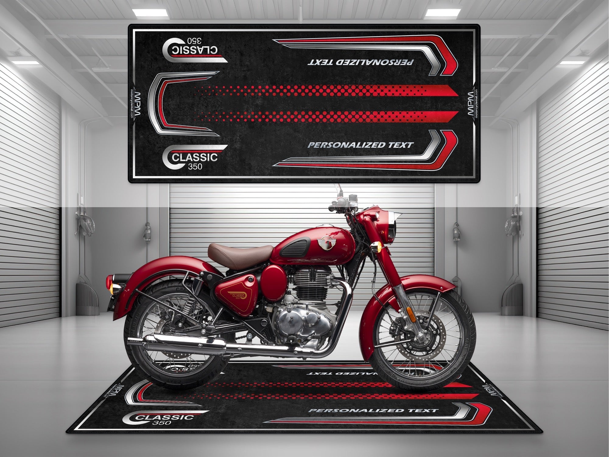 MPM Motorcycle Mat for Royal Enfield Classic 350 - MM4301