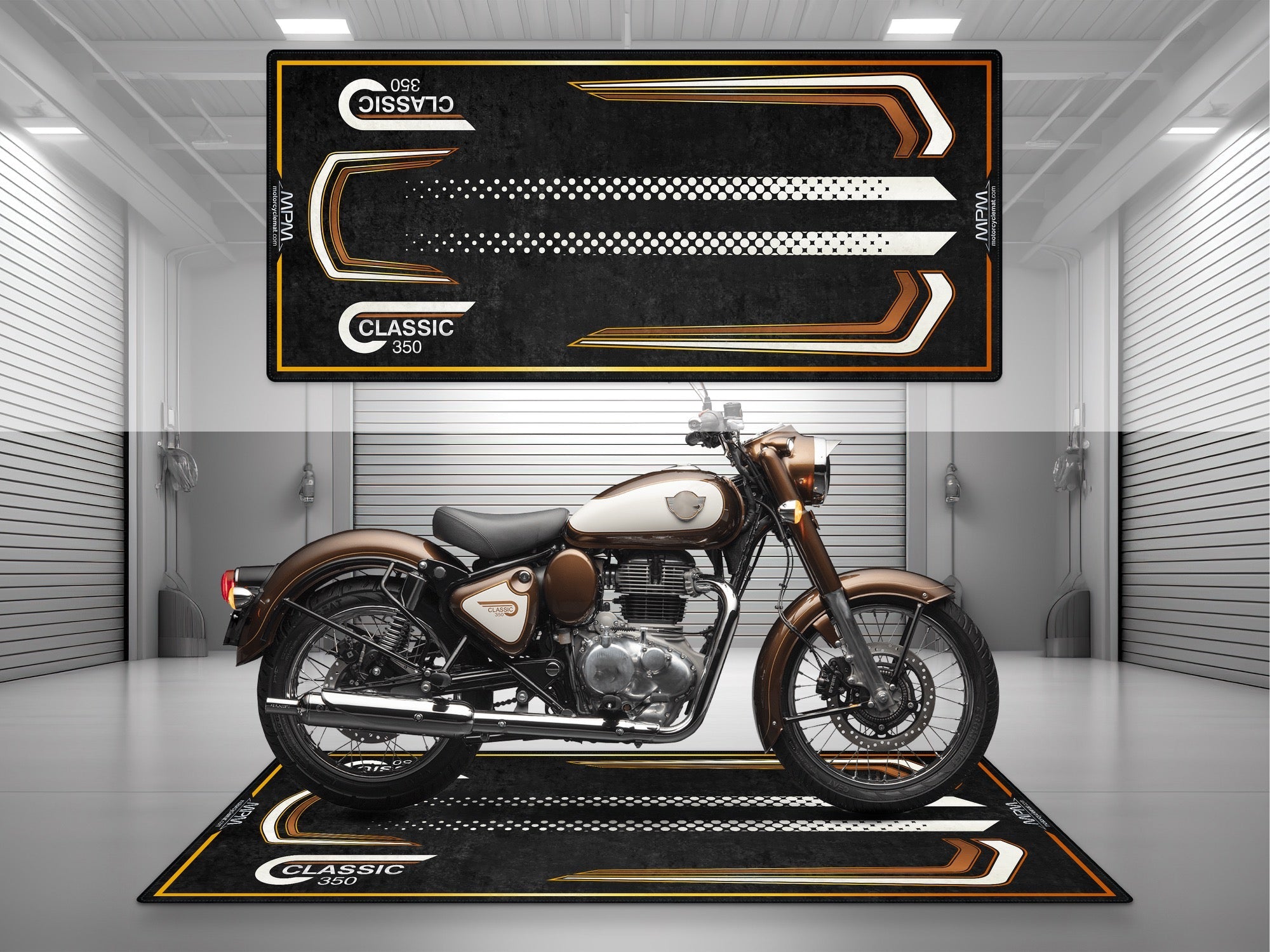 MPM Motorcycle Mat for Royal Enfield Classic 350 - MM4301