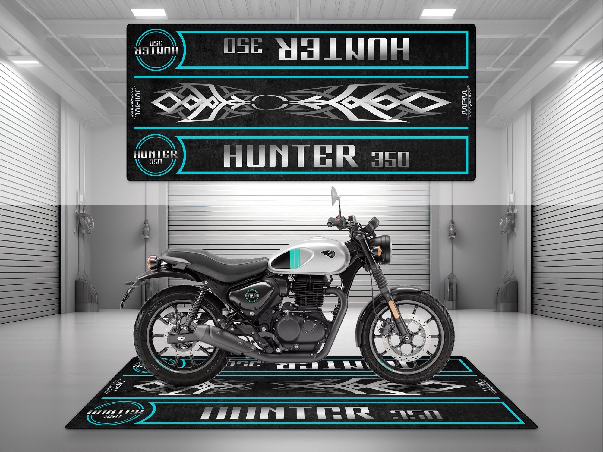 MPM Motorcycle Mat for Royal Enfield Hunter 350 - MM4303