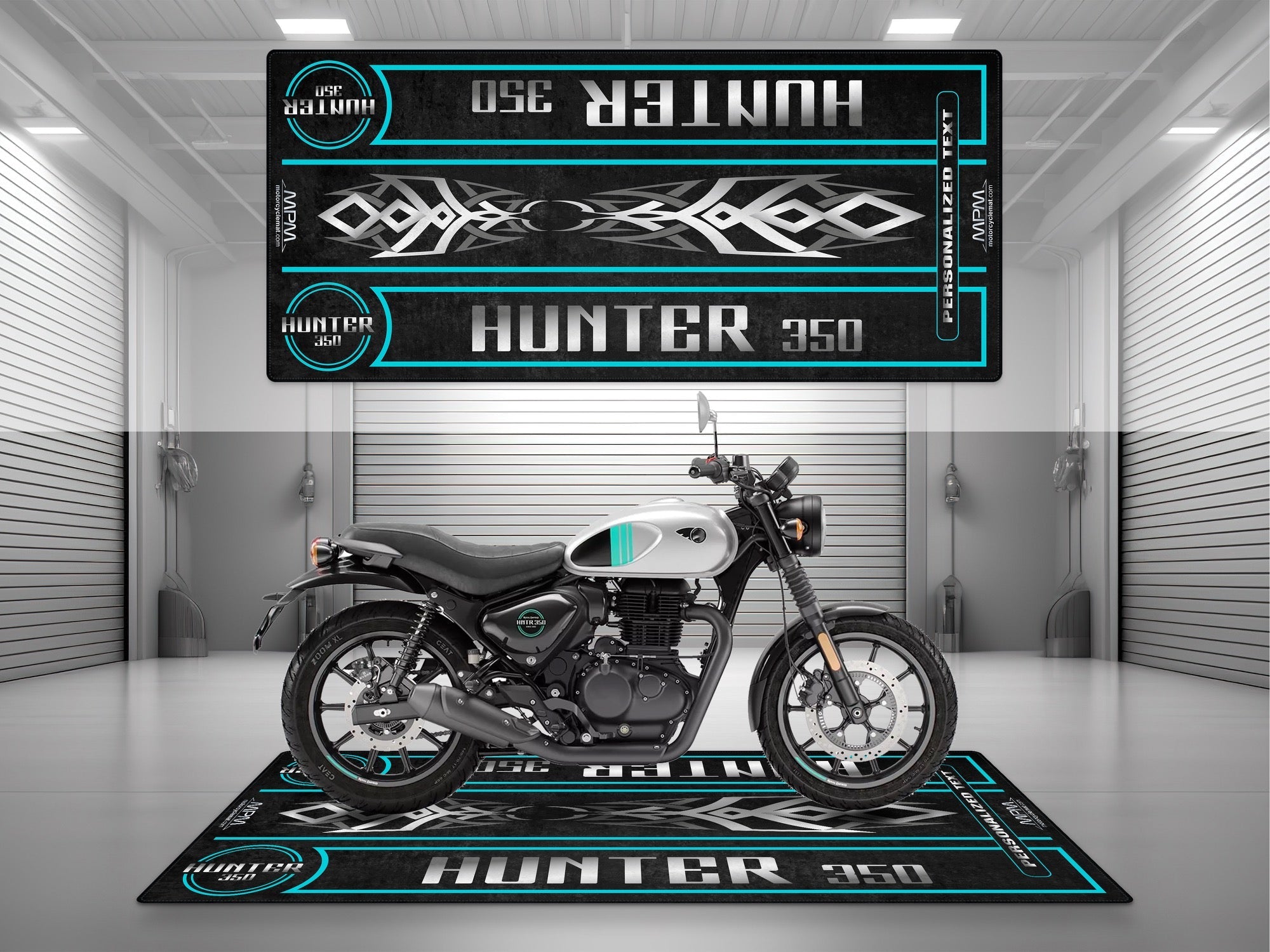 MPM Motorcycle Mat for Royal Enfield Hunter 350 - MM4303
